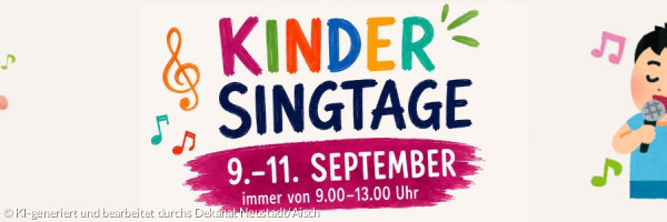 Kindersingtage NEA 2026