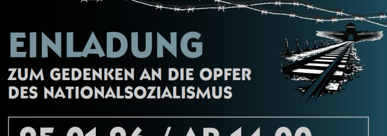 Plakat mit Infos zur Veranstaltung Die Ermittlung