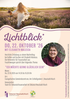 Plakat  mit Frau in Heidelandschaft