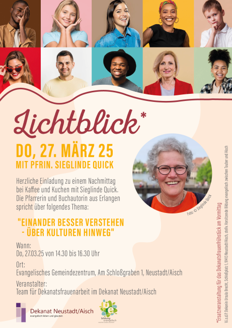Plakat für die Lichtblick Veranstaltung am 27.3.25. 