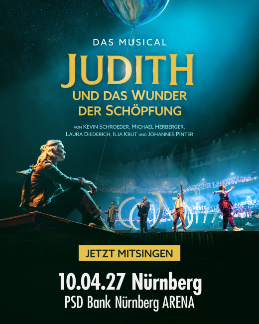 Werbeplakat Judith Musical